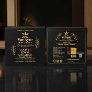 VanAyur Royal Maharaja Power Combo – Ayurvedic Strength, Stamina & Vitality Support Kit